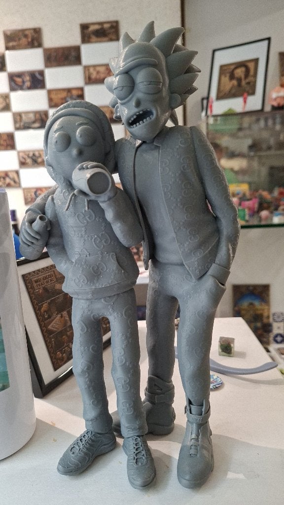 Rick en Morty in hars van 32 cm., Ophalen of Verzenden, Nieuw, Overige typen