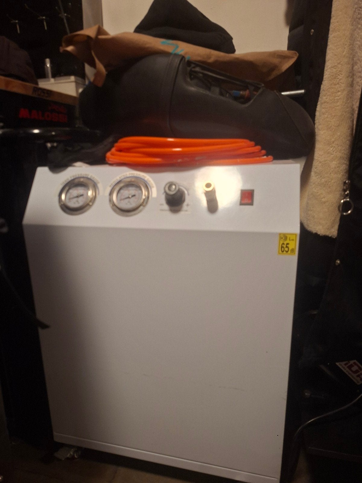 compressor 1x gebruikt, Doe-het-zelf en Bouw, Ophalen of Verzenden