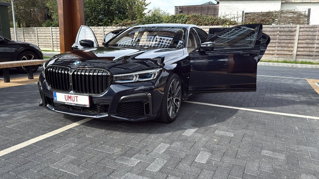 BMW 745 M Sport*Long*Laser*SkyLounge*B&W*TV*Pano*HUD*20", Autos, Cuir, Achat, Entreprise, 6 cylindres