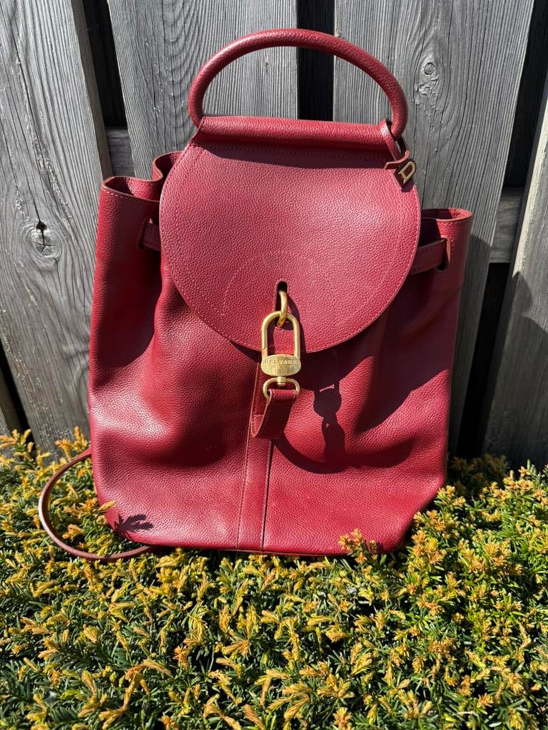 Delvaux tas rood, Enlèvement, Comme neuf, Rouge
