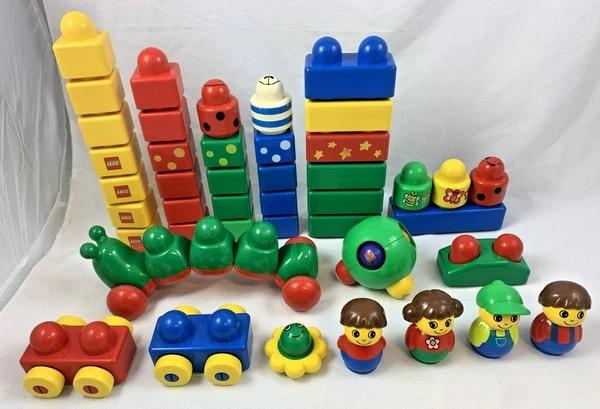Lego Primo Duplo partij bouwstenen rups figuren rammelaars, Kinderen en Baby's, Speelgoed | Duplo en Lego, Lego Primo, Overige thema's