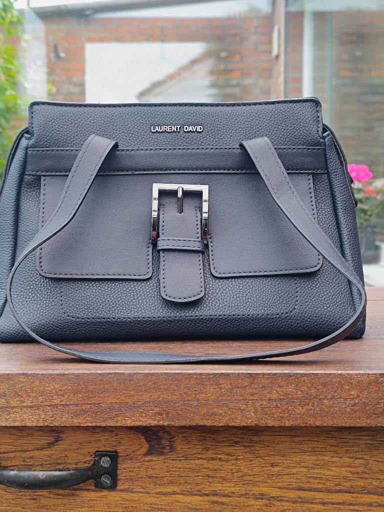 Nieuwe handtas Laurent David, Handtassen en Accessoires, Tassen | Damestassen, Ophalen of Verzenden, Nieuw, Blauw, Handtas