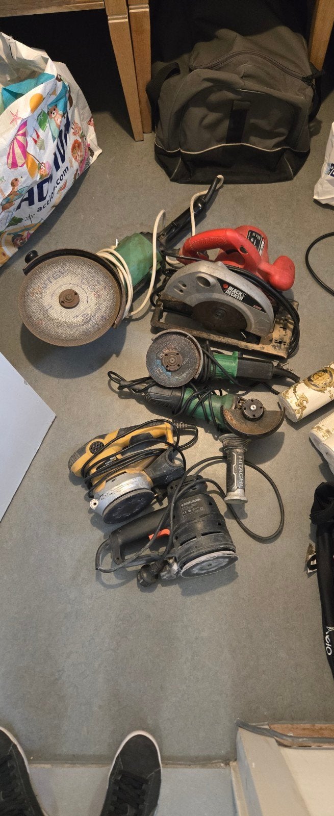 verschillend werk apparatuur, Ophalen