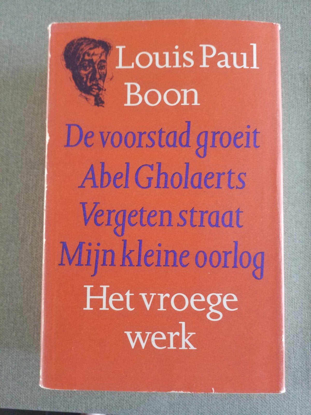 « The early work » (L.P. Boon) regroupe 4 romans (voir couve, Livres, Envoi, Comme neuf