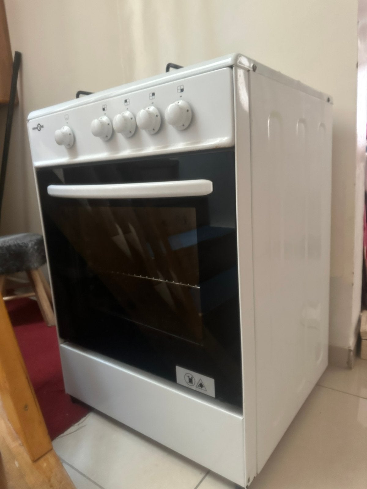 Cuisinière a gaz, Gaz, 4 zones de cuisson, Comme neuf, Enlèvement
