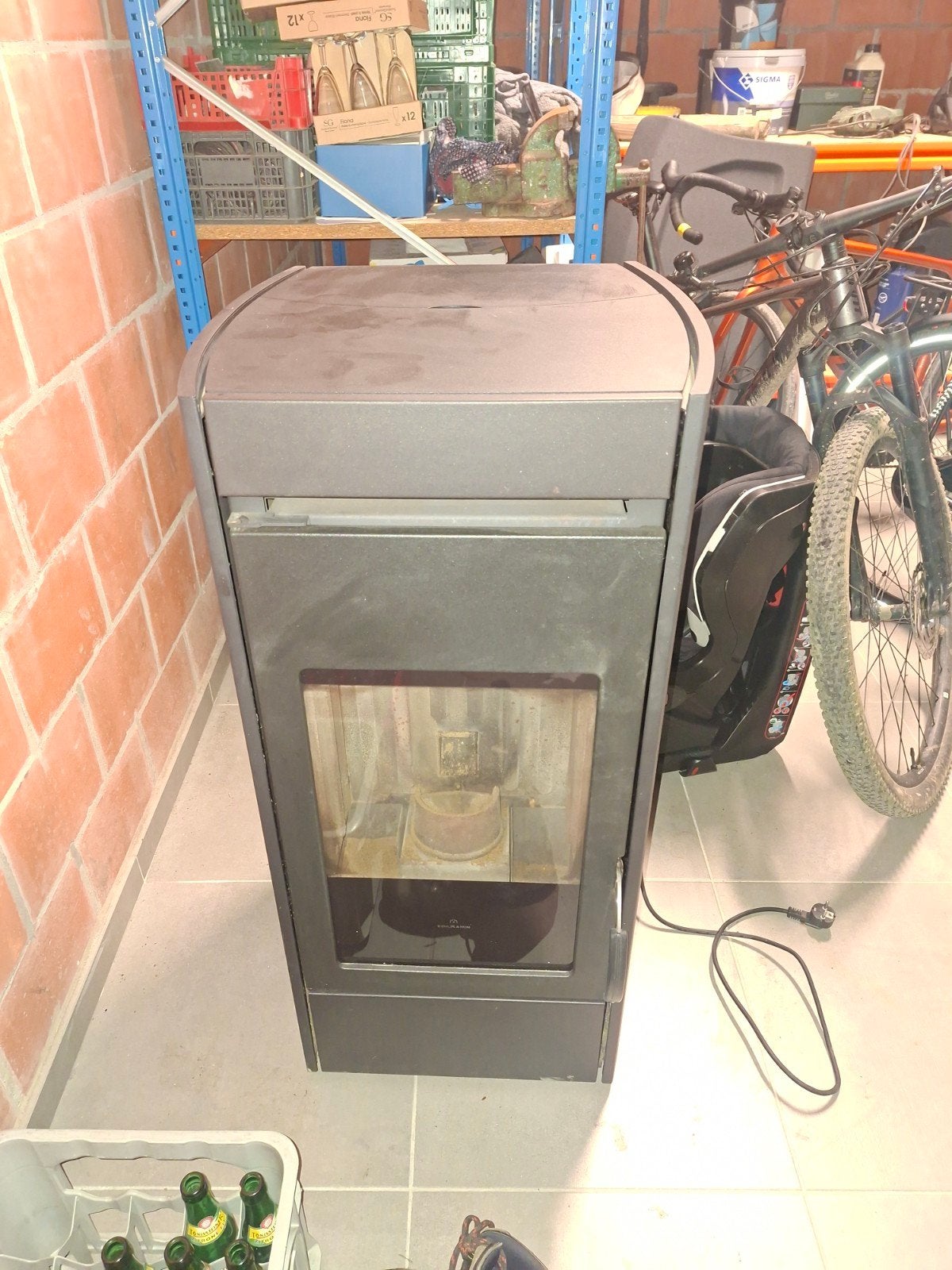 Pelletkachel Edilkamin – Lena Plus 2020 9,2kw met wifi en ka, Huis en Inrichting, Ophalen