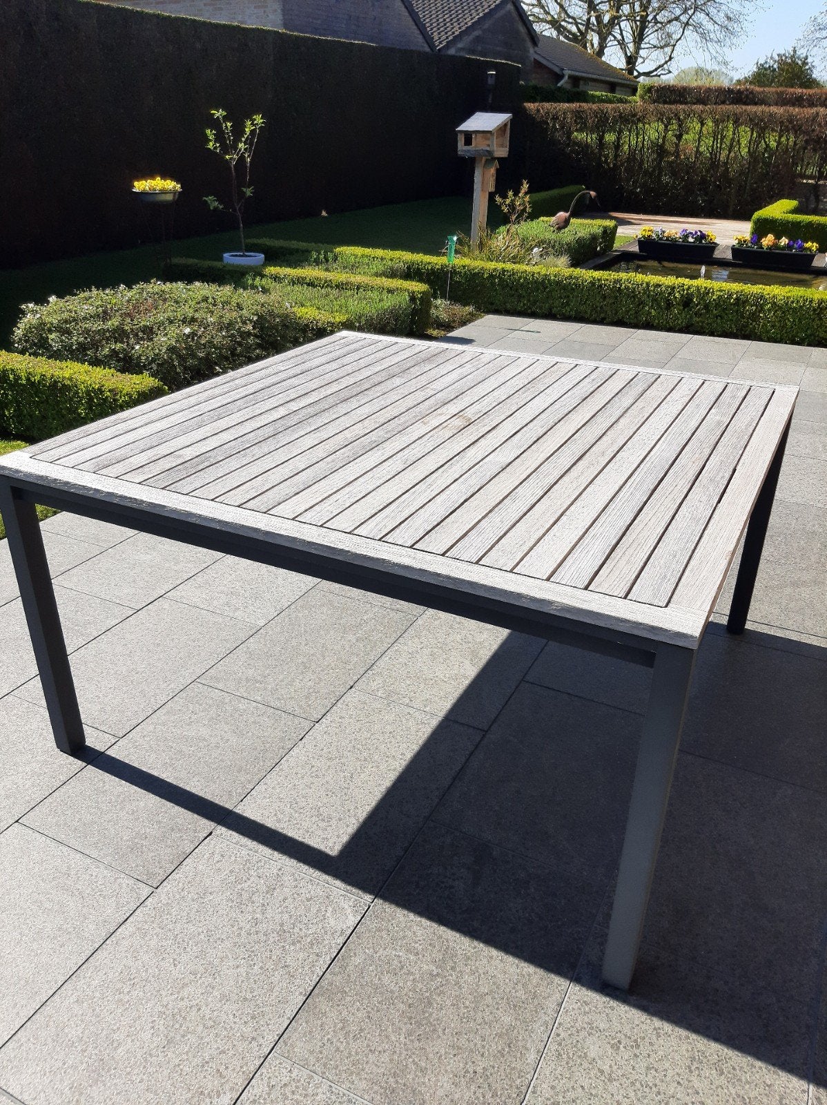 Tuintafel ( vierkant), Ophalen, Gebruikt, Vierkant