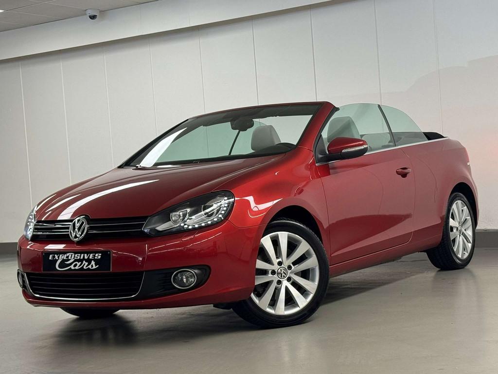 Volkswagen Golf Cabriolet 1.4 TSI 160CV 1ere MAIN GPS XENON, Auto's, Gebruikt, 4 cilinders, Cabriolet, Leder