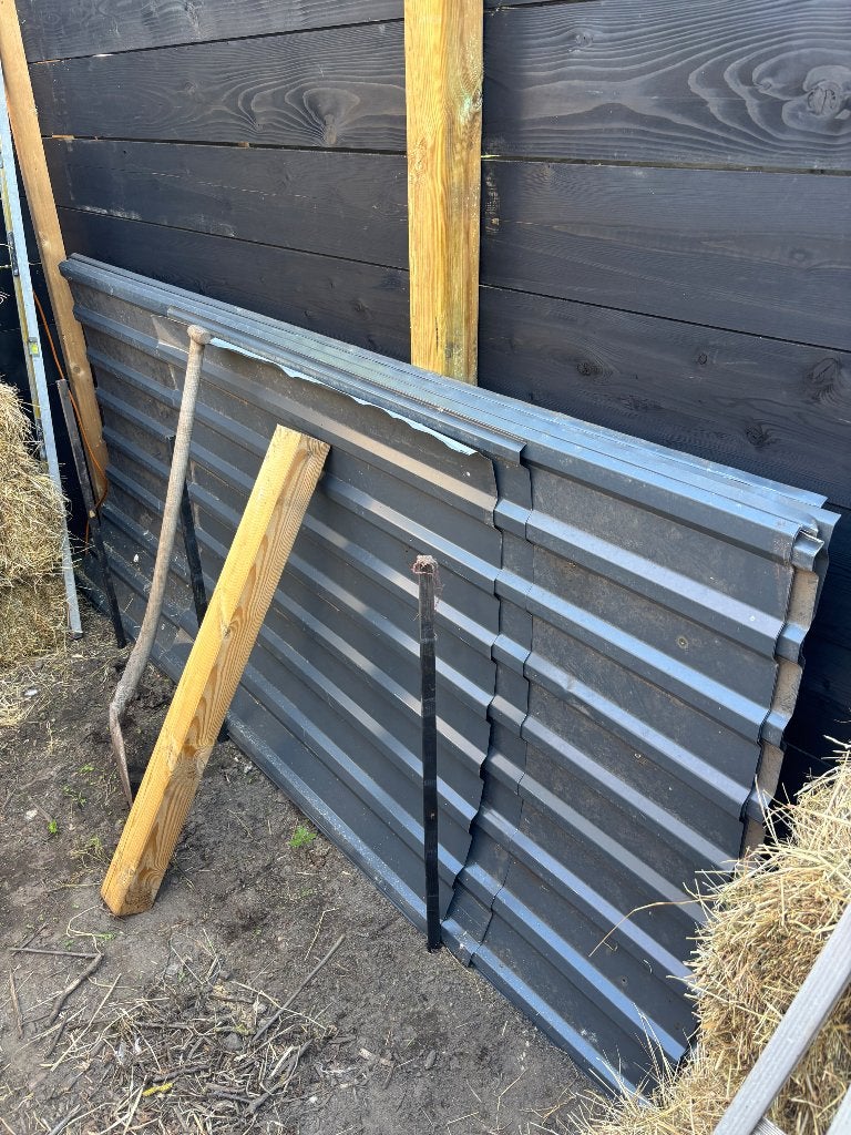 Golfplaten, Doe-het-zelf en Bouw, Zo goed als nieuw, 15 m² of meer, Metaal, Grijs