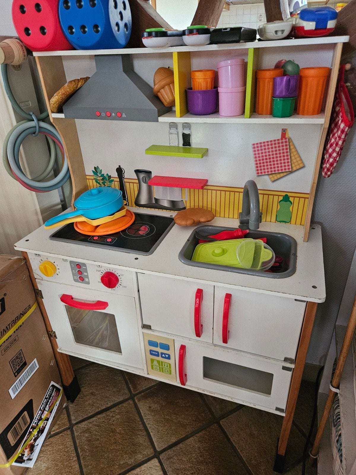 Dînette pour enfants, Enlèvement, Utilisé, Bois, Jouer à la cuisine