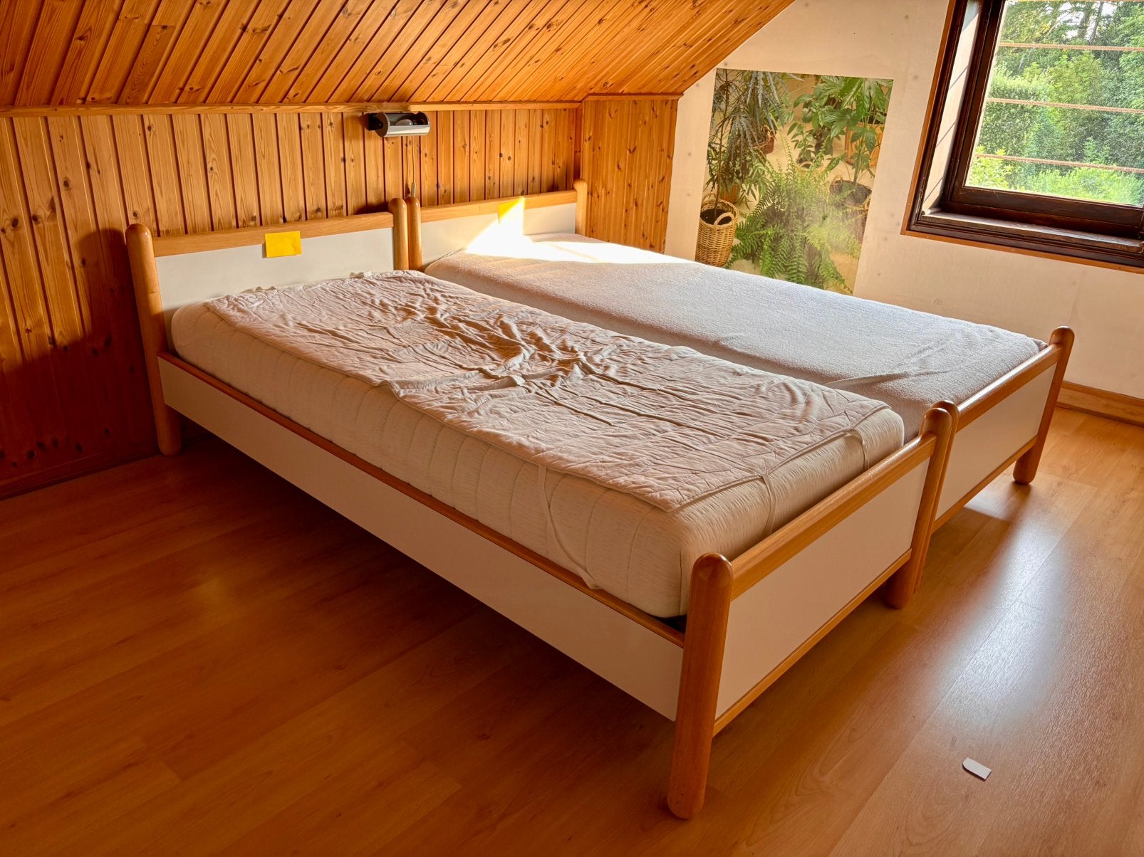 2 lits Auping 90  200 cm complets, Huis en Inrichting, Slaapkamer | Complete slaapkamers, Ophalen, Gebruikt, Tweepersoons