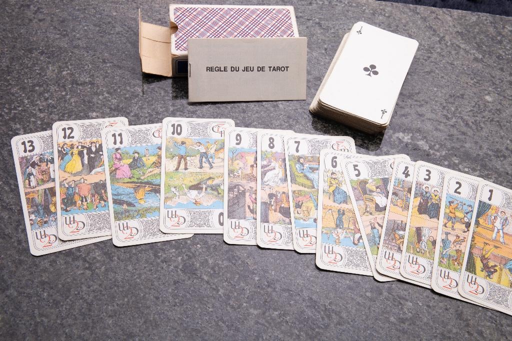 Vintage tarot kaarten – charmant en mysterieus, Verzamelen, Ophalen of Verzenden, Gebruikt