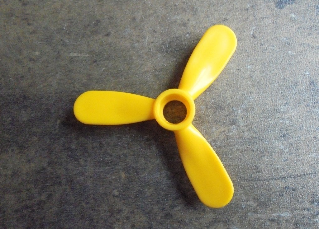 Lego Duplo Propeller Rotor 3 Blade Small Hole (zie foto's), Ophalen of Verzenden, Gebruikt, Losse stenen, Duplo