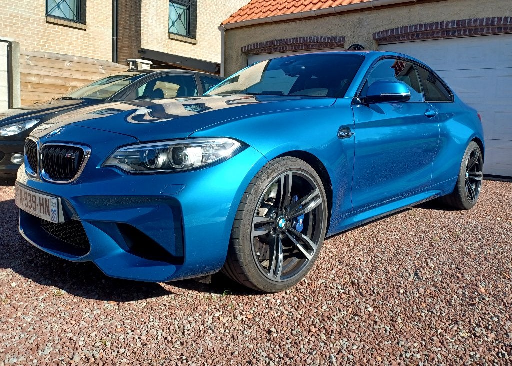 BMW M2, Auto's, Achterwielaandrijving, Zwart, 2 Reeks, Blauw