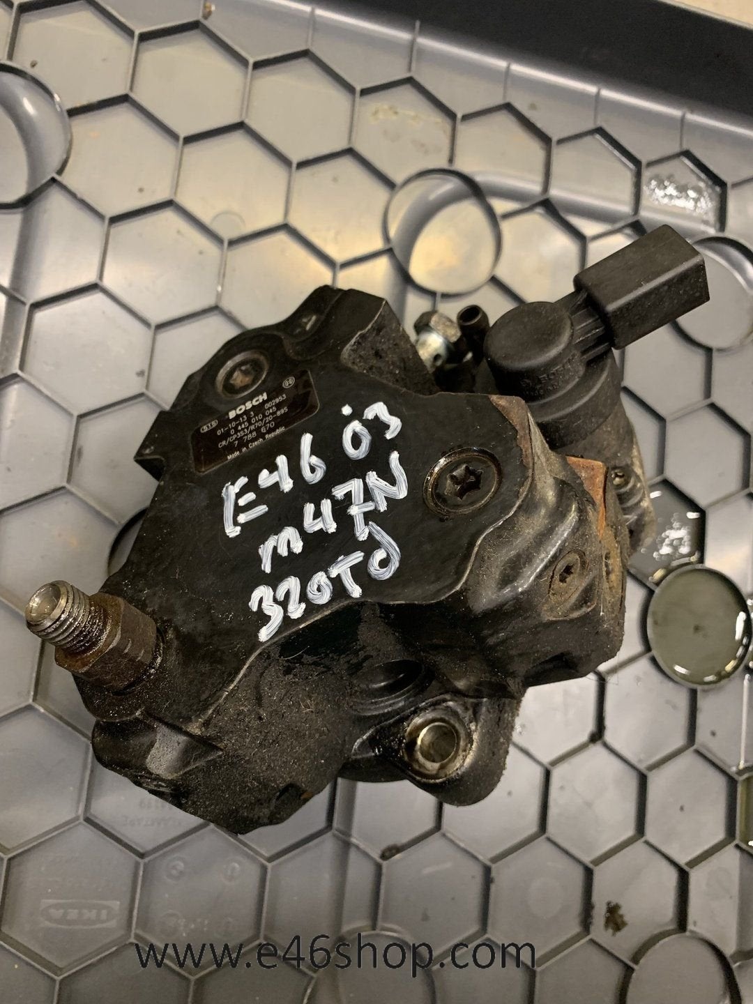 HOGEDRUK POMP BMW E46 320TD 2003 M47 MOTOR, Autos : Pièces & Accessoires, -, Utilisé, -, Enlèvement ou Envoi