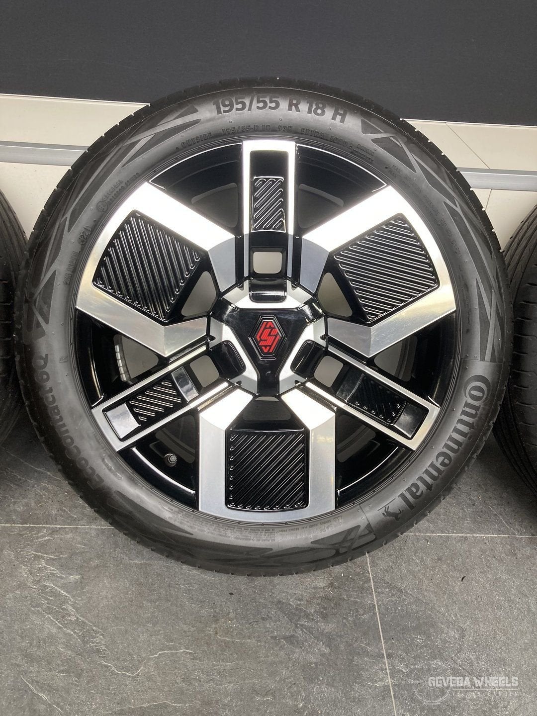 18” originele Renault 5 R5 Techno velgen + banden 5x114.3, Auto-onderdelen, Banden en Velgen, 18 inch, Gebruikt, -, -