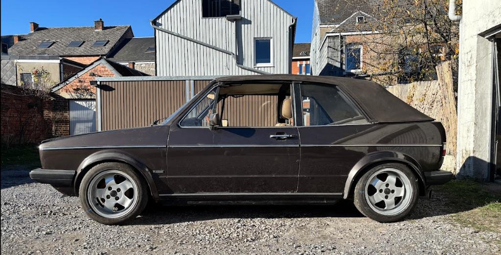 1983 Volkswagen golf - A restaurer, Autos, Cuir, Achat, Beige, Cabriolet