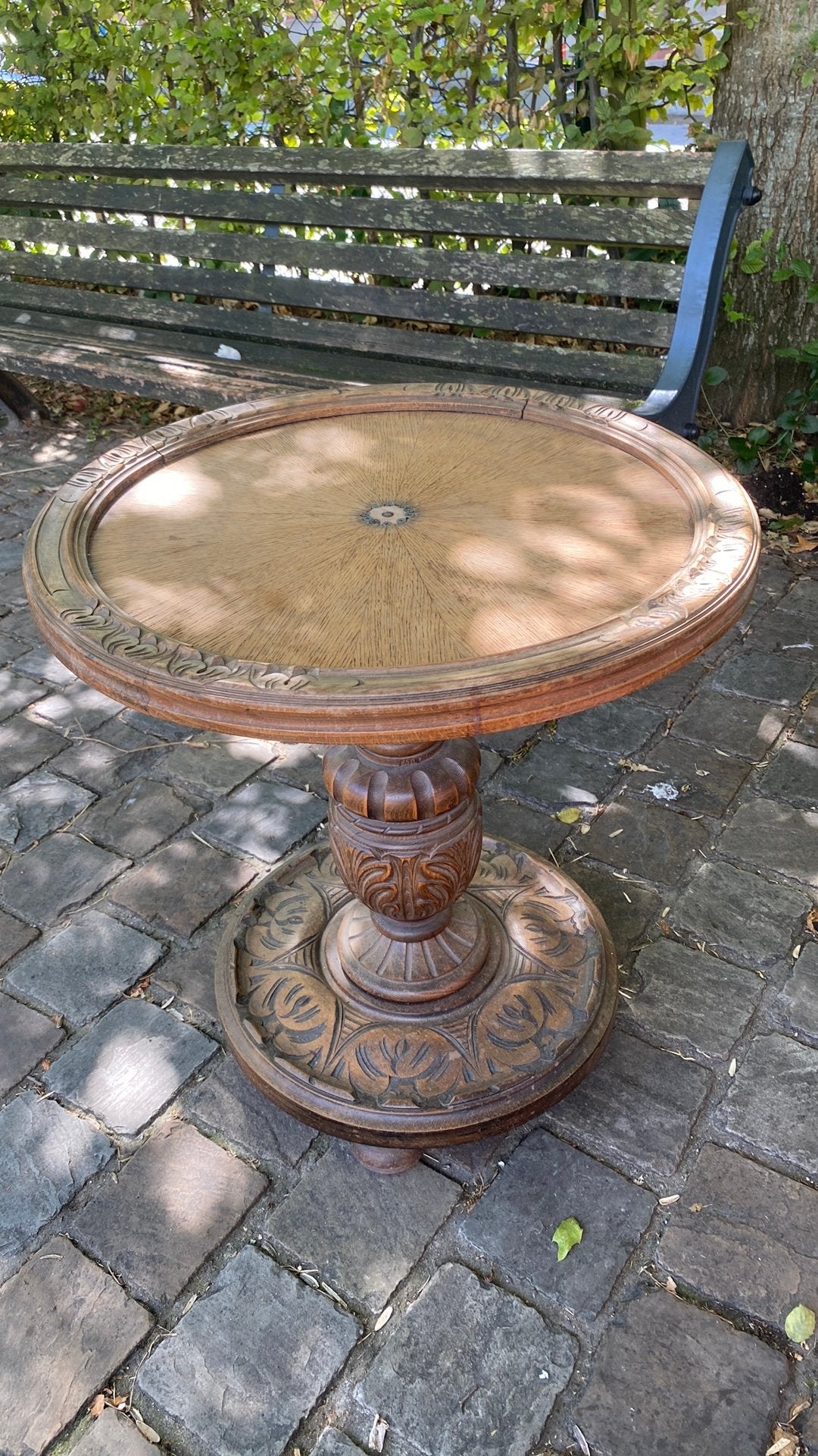 Table ancienne, Enlèvement