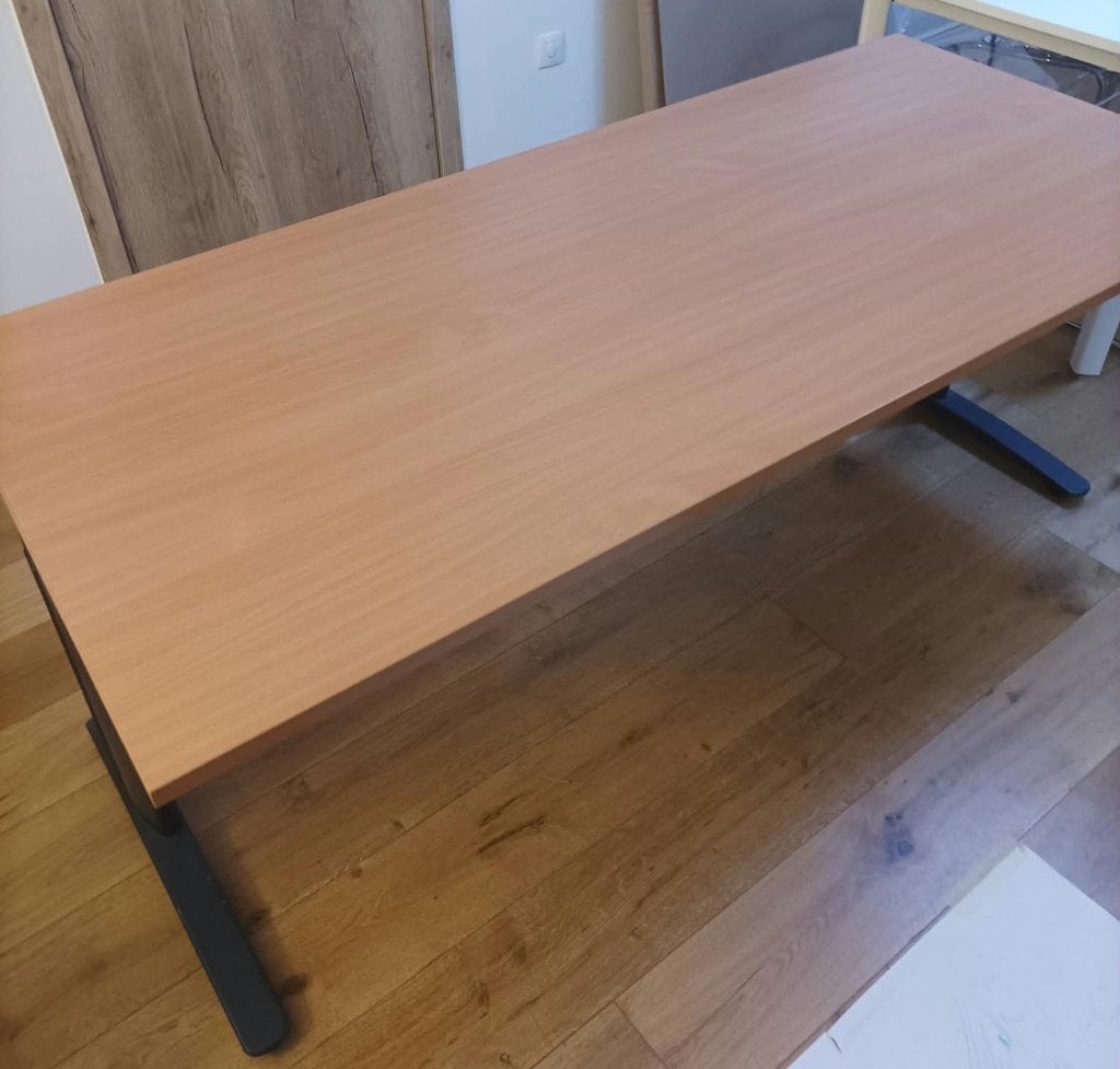 Bureau + Caisson, Maison & Meubles, Autres marques, Bureau d'ordinateur, 180 cm, Enlèvement