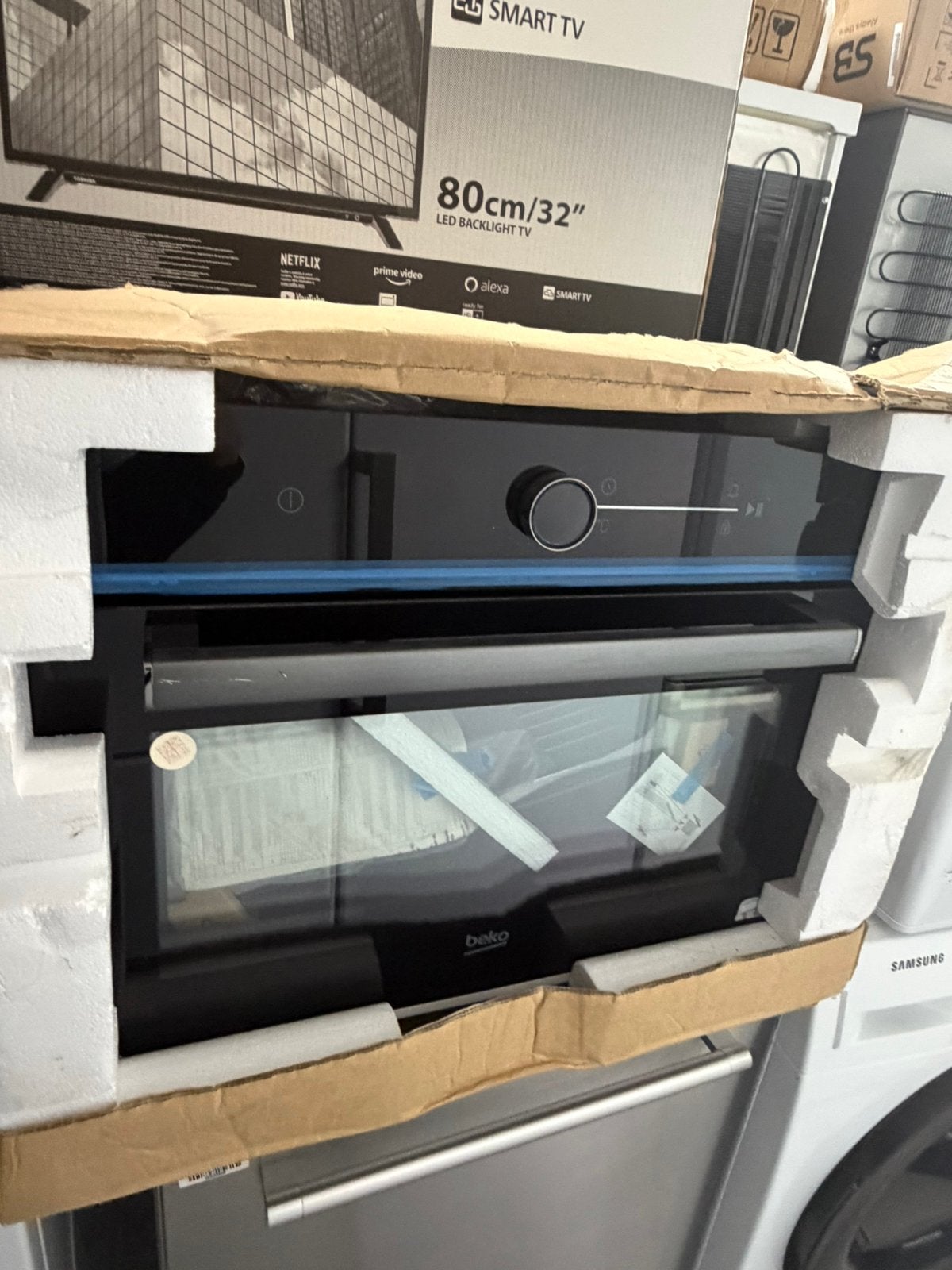 Beko BBCM13400DX Inbouw Oven Nieuw, 45 tot 50 cm, Overige merken, Oven, Microgolffunctie