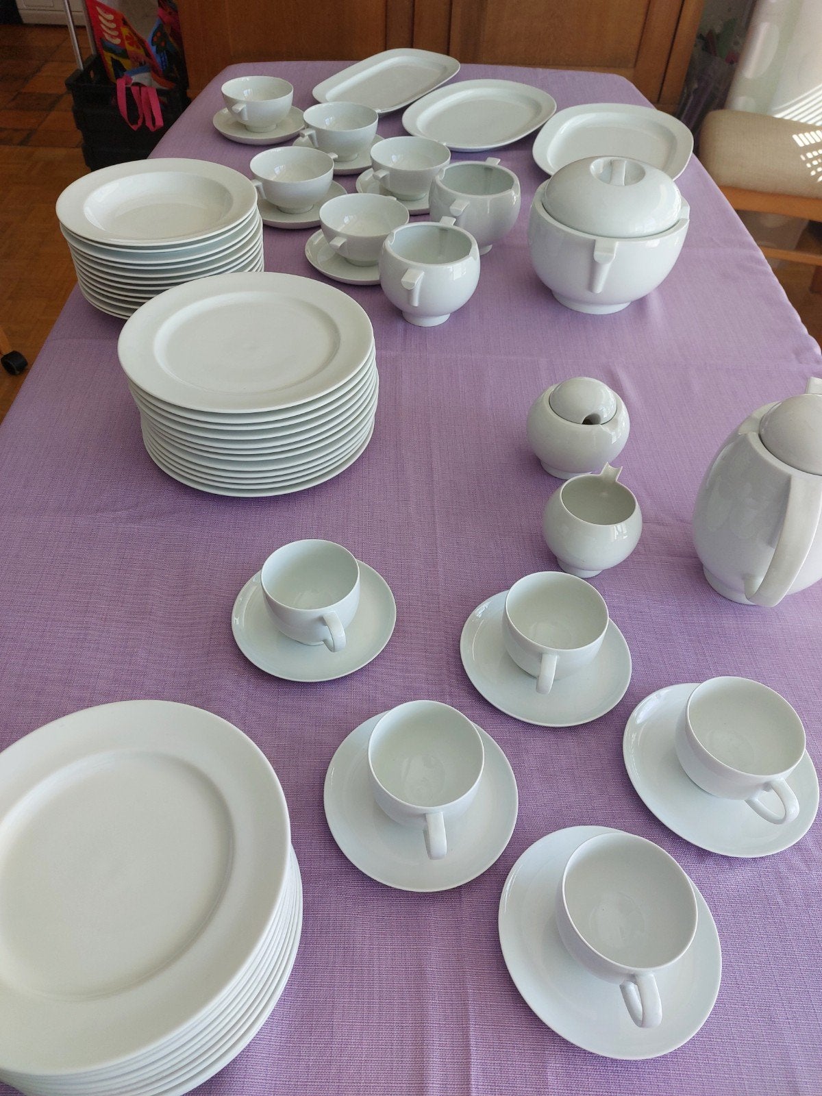 Service de Porcelaine 64 pièces, Maison & Meubles, Cuisine | Vaisselle, Enlèvement, Porcelaine