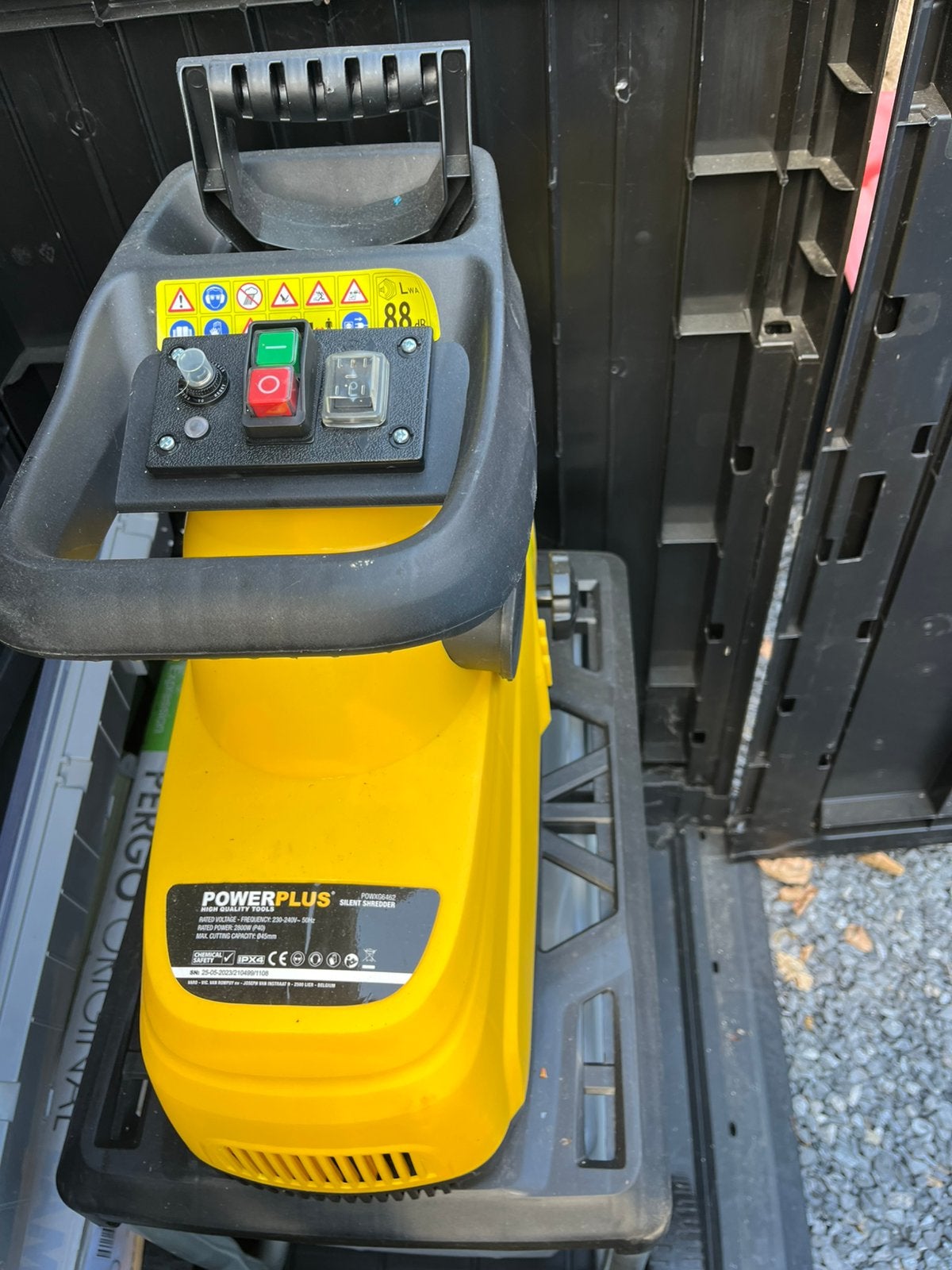 Hakselaar 2800watt Powerplus, Ophalen, Zo goed als nieuw