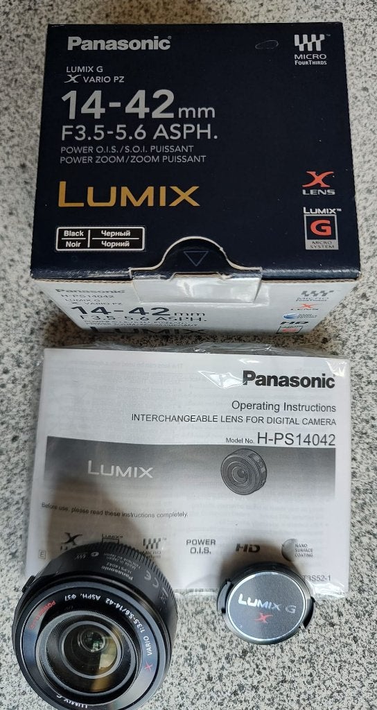 Objectif Panasonic Lumix G X Vario PZ 14-42mm, TV, Hi-fi & Vidéo, Enlèvement, Manuel, Panasonic