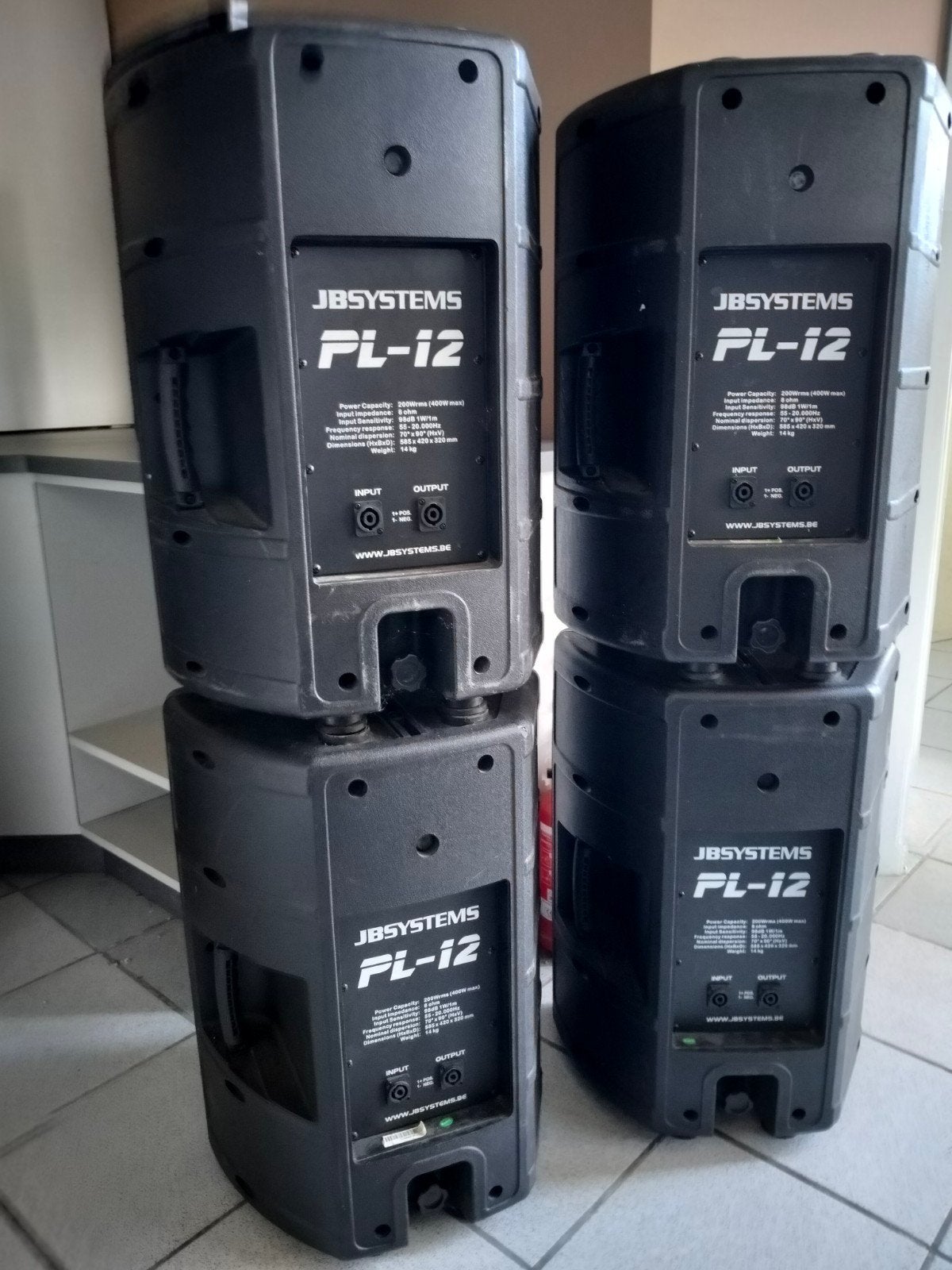Complete PA / geluidsinstallatie – boxen, subs & versterkers, Ophalen, Gebruikt, P.A.