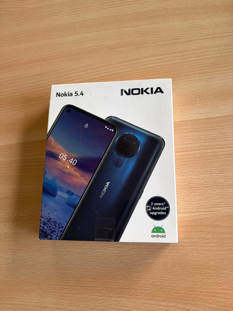 GSM Nokia 5.4 blauw in uitstekende staat, Télécoms, Téléphonie mobile | Nokia, Enlèvement ou Envoi, Classique ou Candybar, Comme neuf