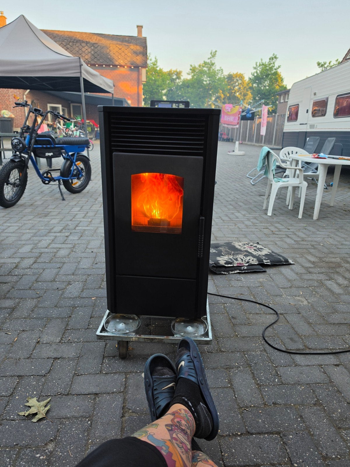 Pelletkachel Norrlands Power PS-50 - 10,9 KW € 600 euro, Ophalen, Pelletkachel