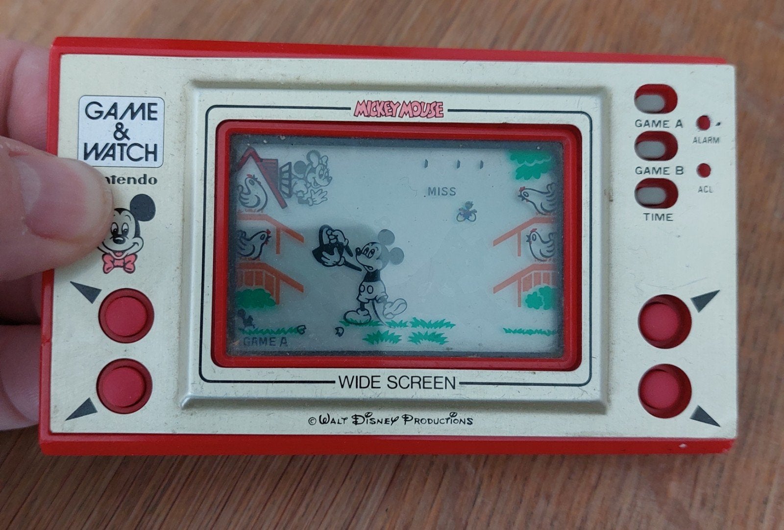 GAME & WATCH  - NINTENDO  - MICKEY MOUSE, Games en Spelcomputers, Spelcomputers | Overige, Ophalen of Verzenden, Nintendo, Gebruikt