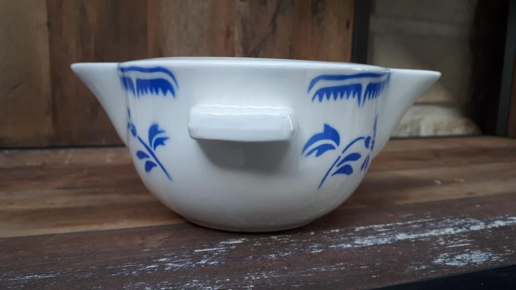 Sauspotje uit 1930-40 Moulin Des Loups, Antiek en Kunst, Antiek | Servies los, Ophalen of Verzenden