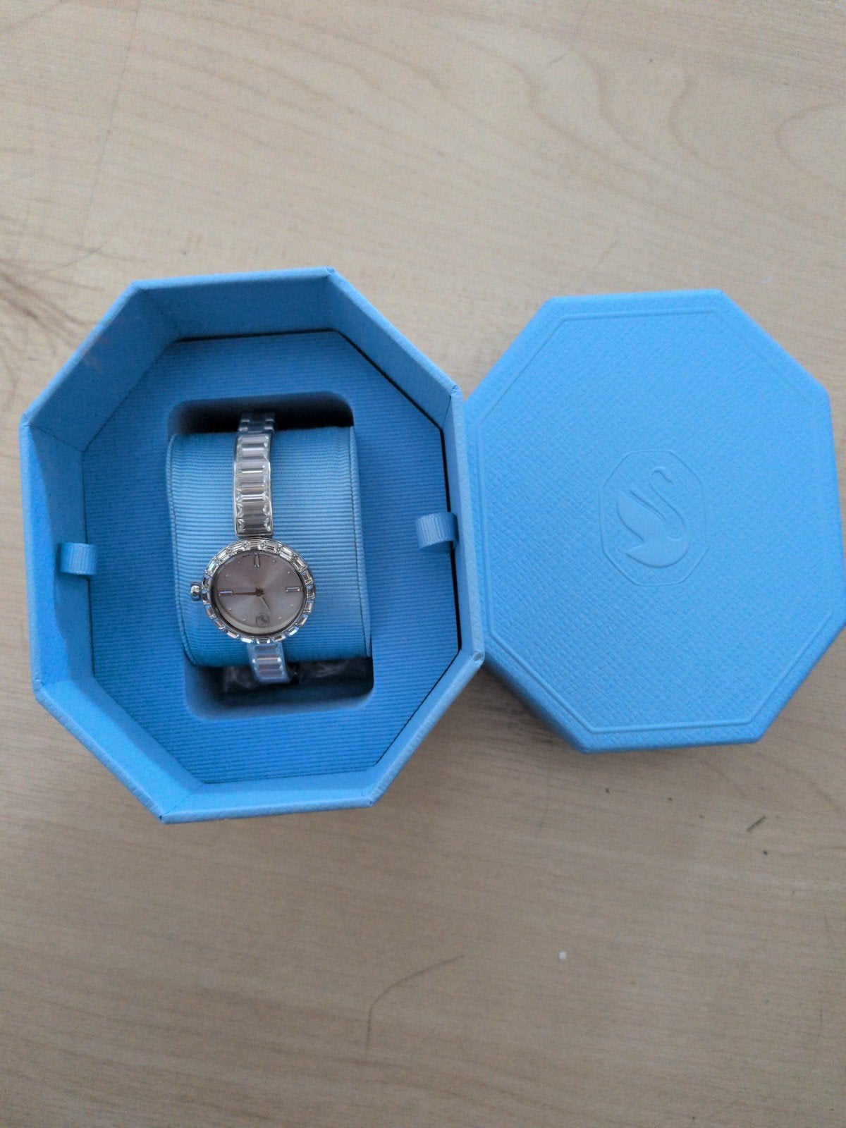 Echt swarofski horloge, Ophalen, Nieuw, Sieraad of Horloge