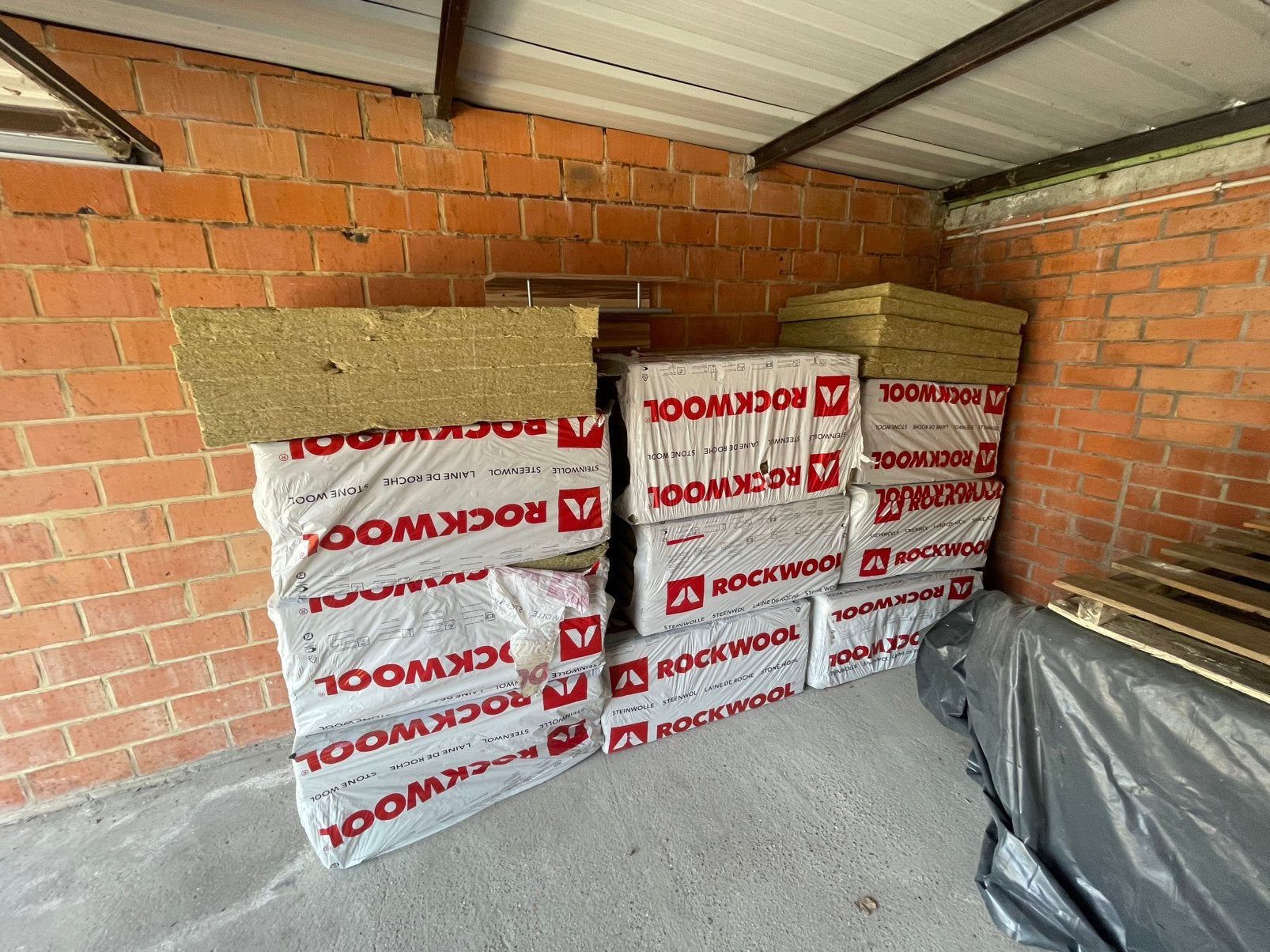 Rockwool 6cm dik, Doe-het-zelf en Bouw, Ophalen, Zo goed als nieuw