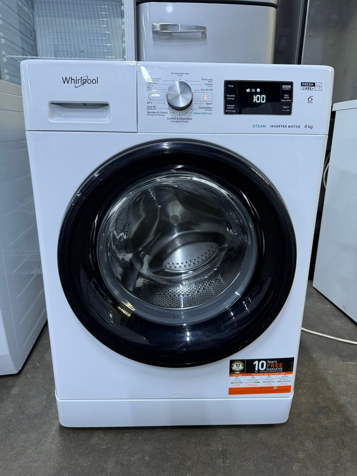 Wasmachine Whirlpool A+++ 8 Kg met GARANTIE, Ophalen of Verzenden, Zo goed als nieuw