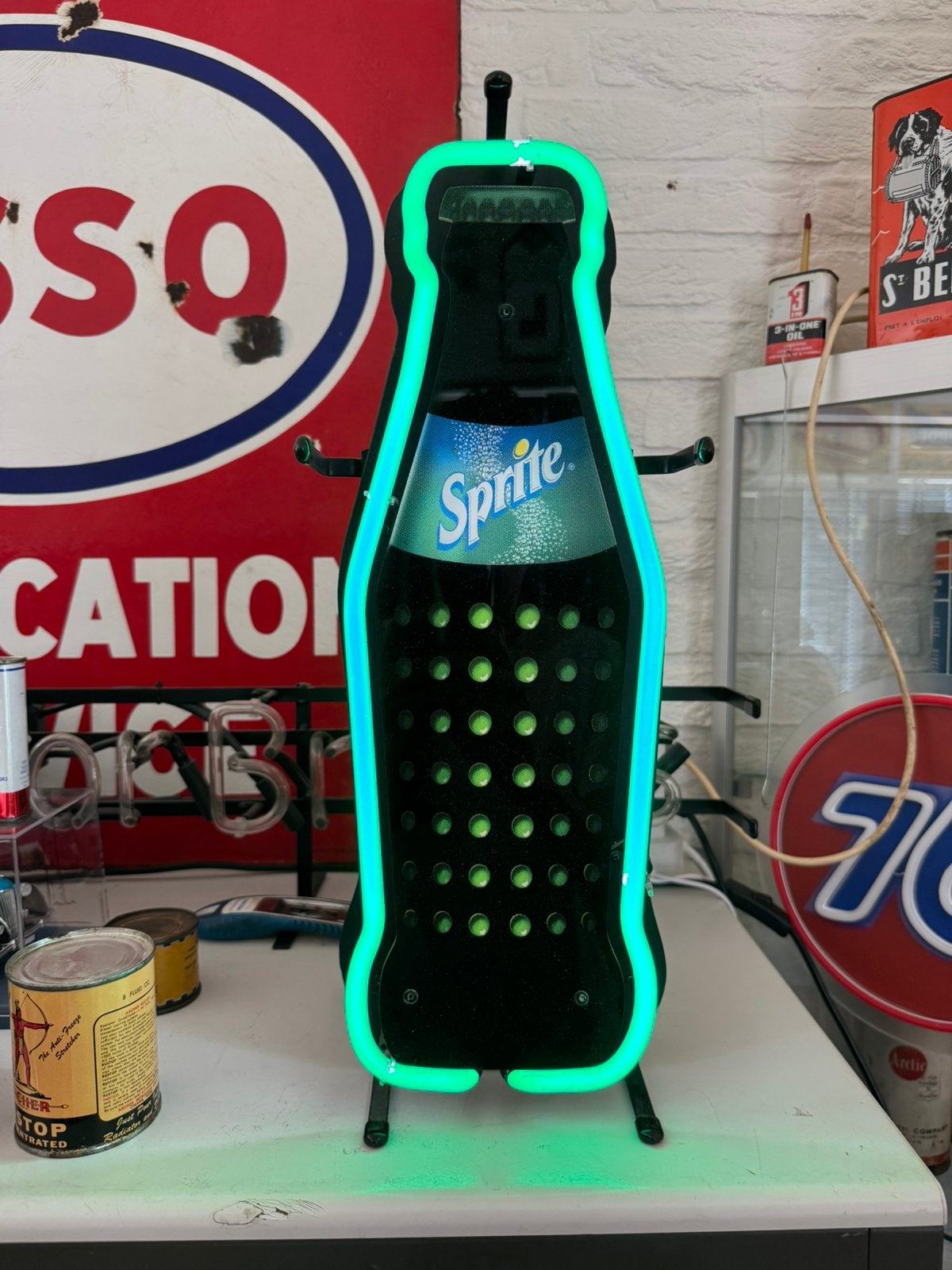 Lampes publicitaires Sprite NeON, Enlèvement, Utilisé, Table lumineuse ou lampe (néon)