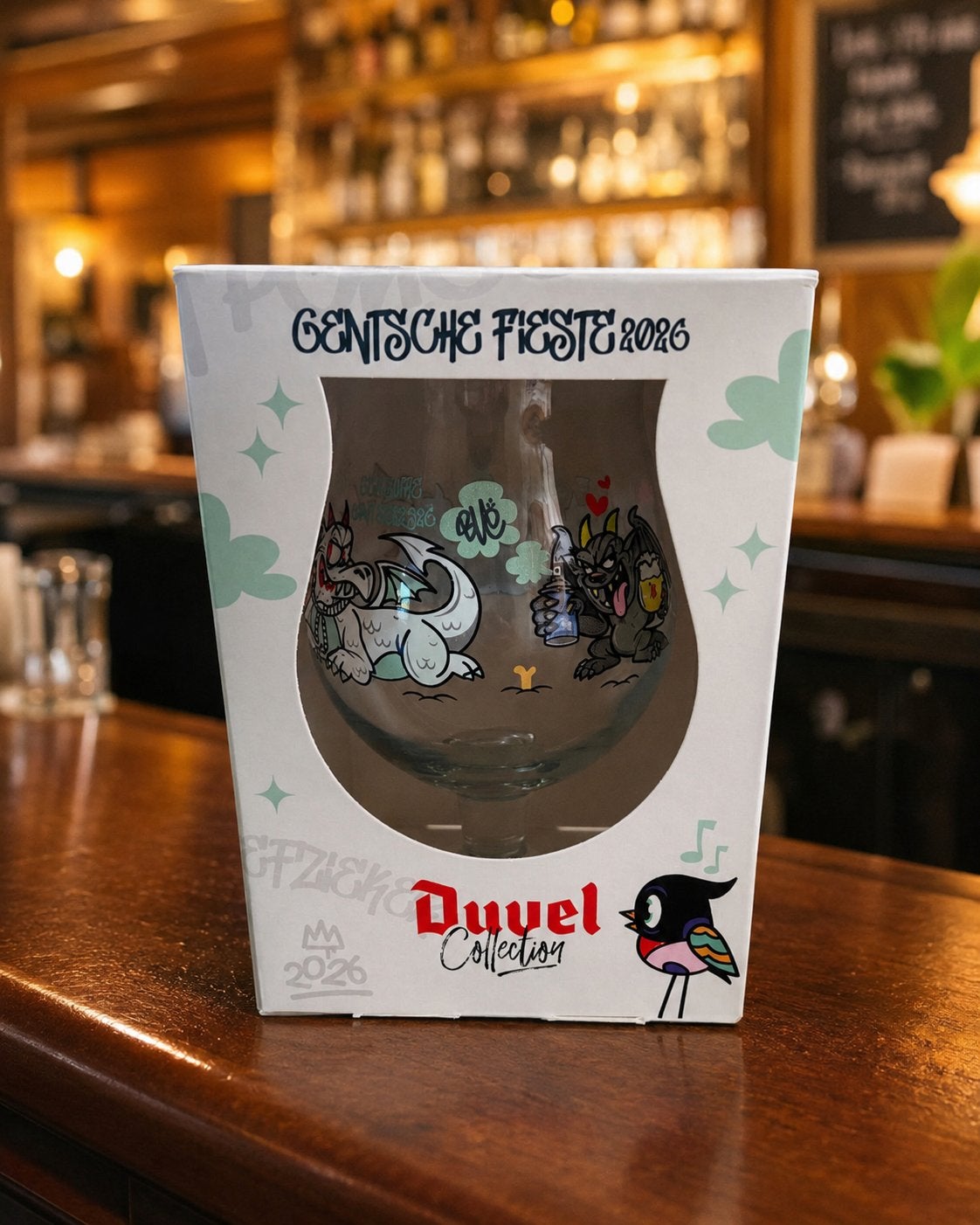 Duvel Gentse Feesten 2026 Verzamelglas – Nieuw in Doos, Ophalen of Verzenden, Zo goed als nieuw, Bierglas