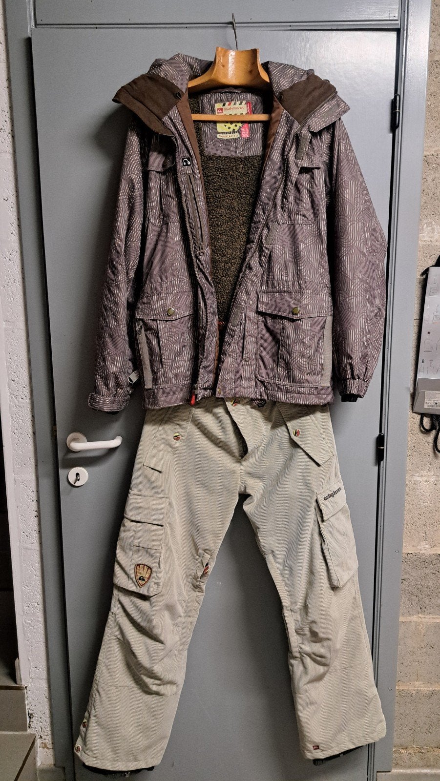 ensemble ski/snow board homme taille s, Pantalon, Enlèvement, Quicksilver, Porté
