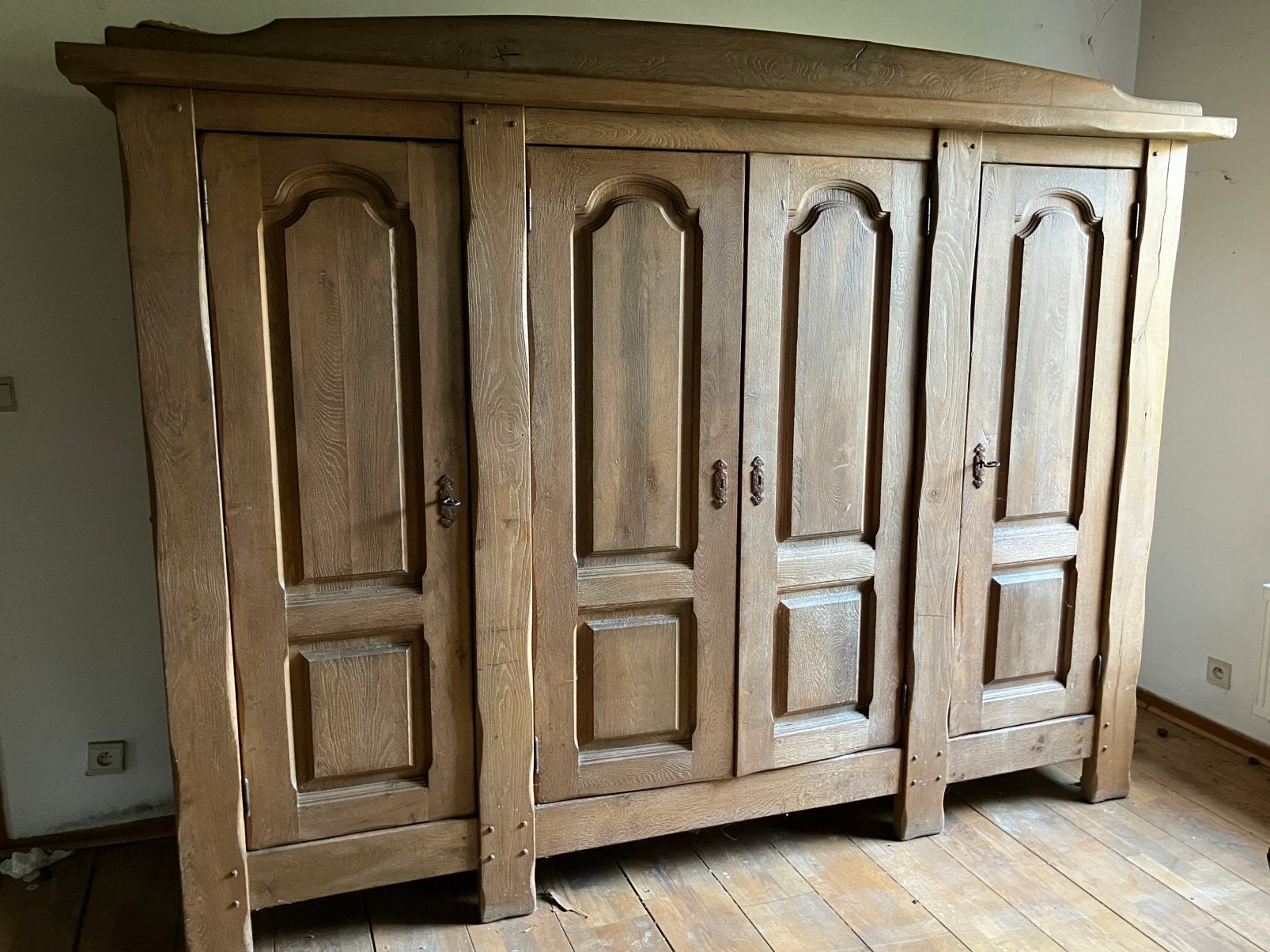 Volledige slaapkamer - massief eik, Huis en Inrichting, Slaapkamer | Complete slaapkamers, Ophalen