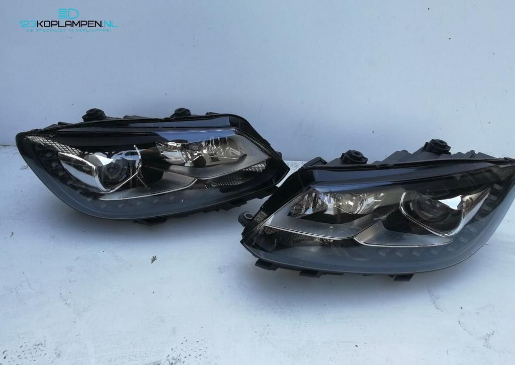 Volkswagen Touran 1T1 facelift Xenon LED koplamp koplampen, Ophalen, Gebruikt, -, Volkswagen