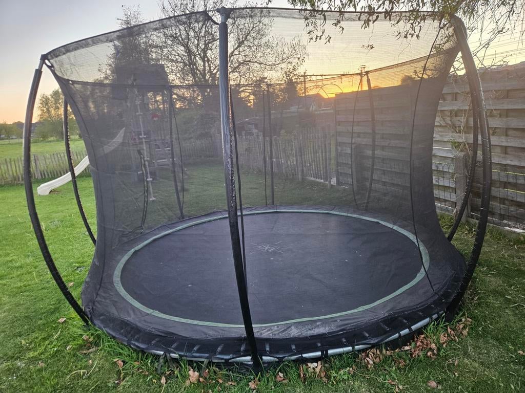 Enkel net voor een exit trampoline 366, Ophalen