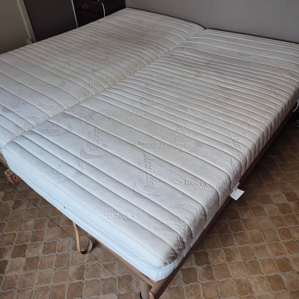 SwissFlex King Size+ 2x 100x210cm bodems en 2 matrassen, Ophalen