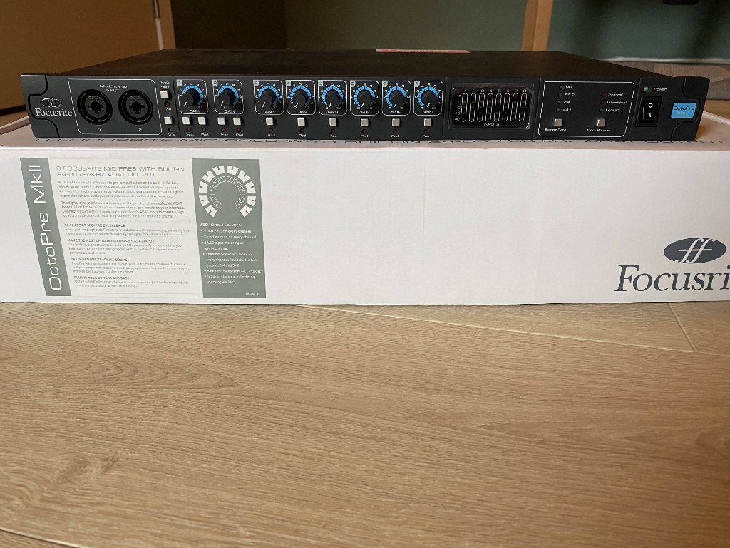 Focusrite OctoPre MkII, Ophalen, Gebruikt, Audio