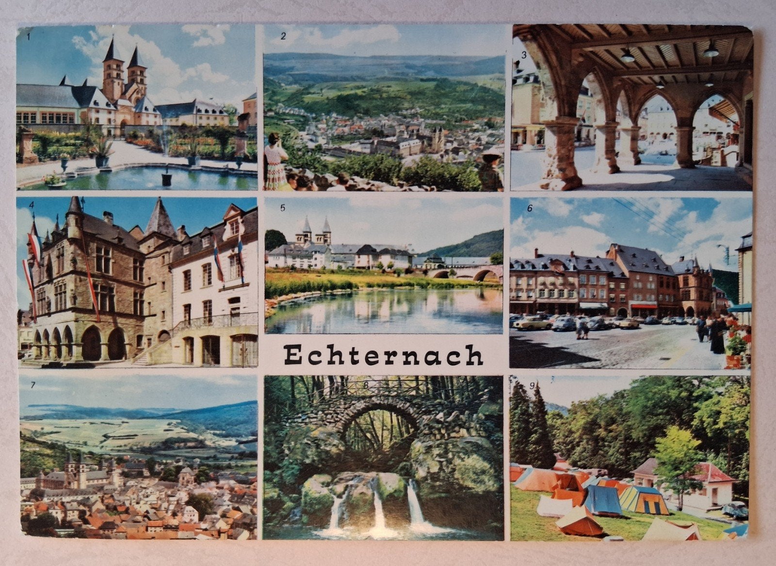 Multiview aanzichtkaart Echternach, Ophalen of Verzenden