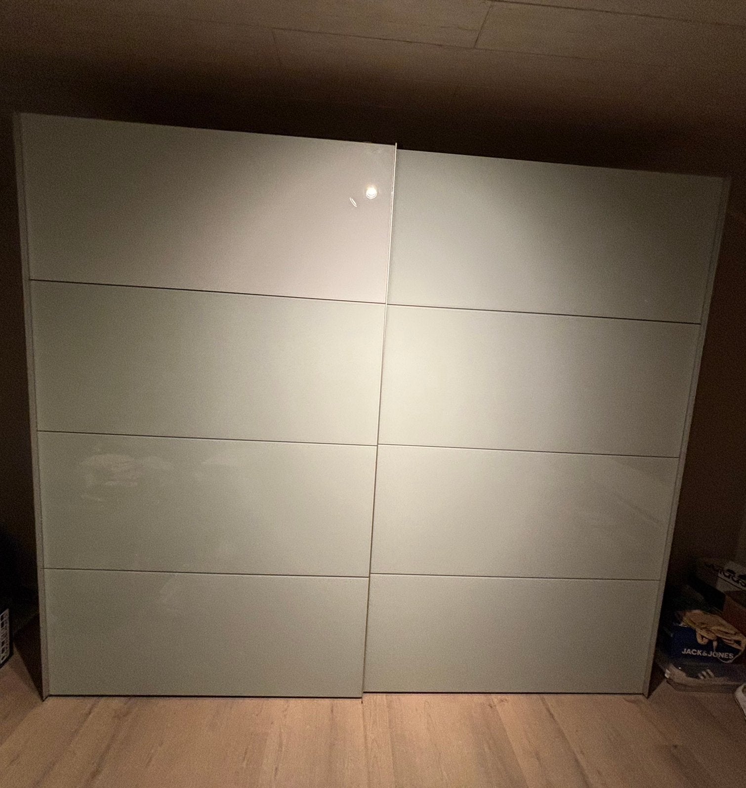 Schuifdeur kleerkast in perfecte staat, Huis en Inrichting, Ophalen, 200 cm of meer, Met plank(en), Zo goed als nieuw