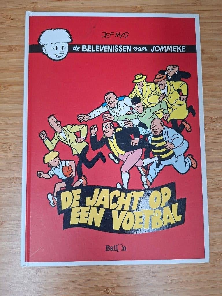 Jommeke strip - DE JACHT OP EEN VOETBAL - Hardcover, Boeken, Ophalen, Eén stripboek, Jef Nys., Zo goed als nieuw