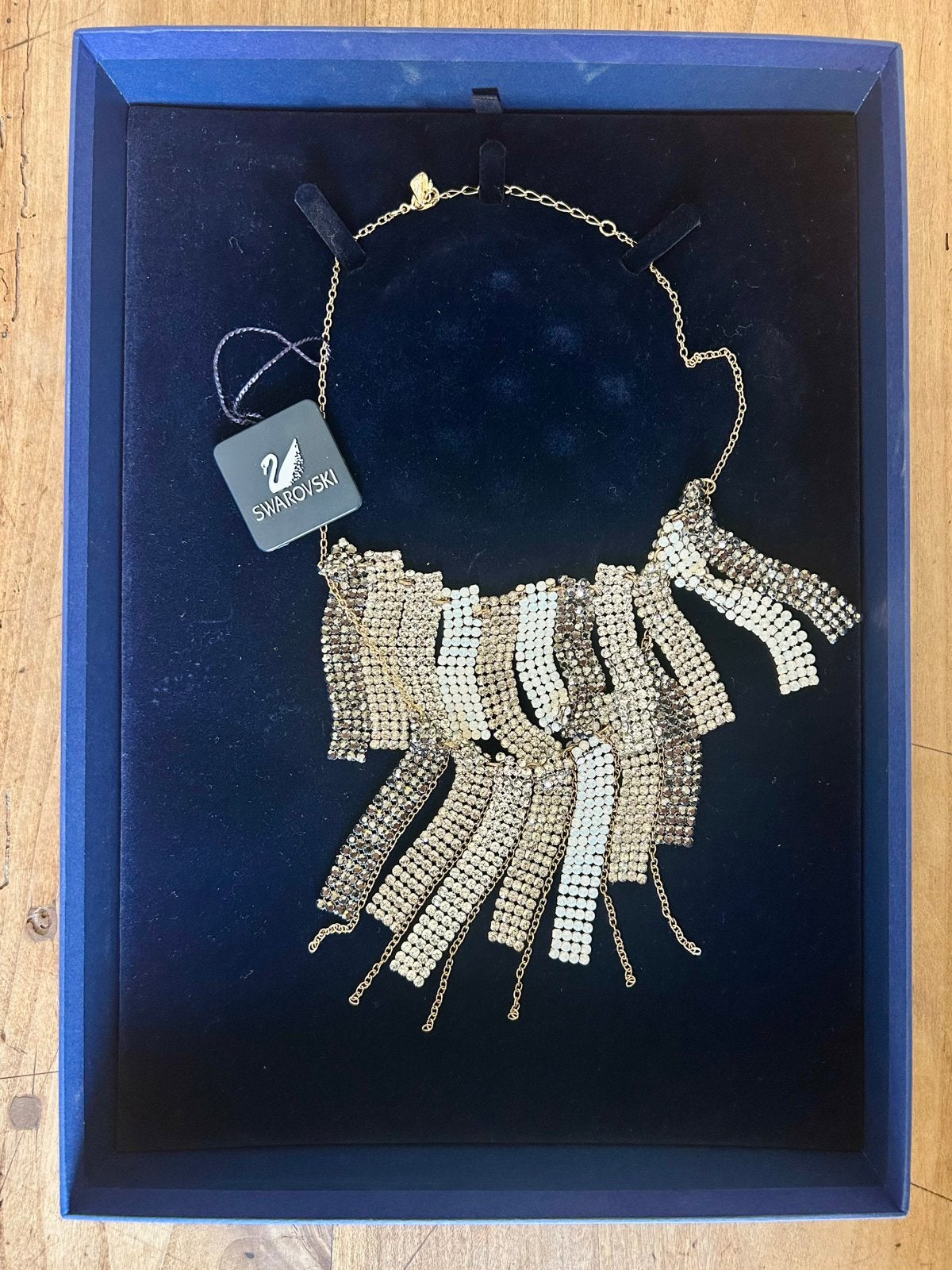 Collier Swarovski à Franges en Cristal – Modèle 935405, Handtassen en Accessoires, Kettingen, Ophalen of Verzenden, Nieuw, Overige kleuren