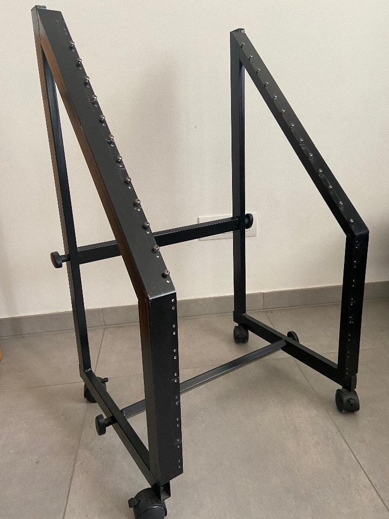 Studio Rack - 7u verticaal + 12u gekanteld, Audio, Tv en Foto, Professionele apparaten, Ophalen, Gebruikt, Audio