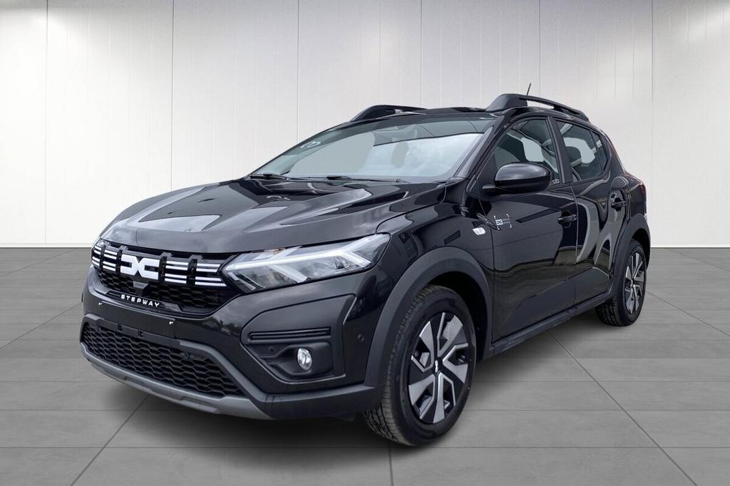 Dacia Sandero stepway CVT Bluetooth, sensoren, Auto's, 0 kg, Zwart, Bedrijf, 5 zetels