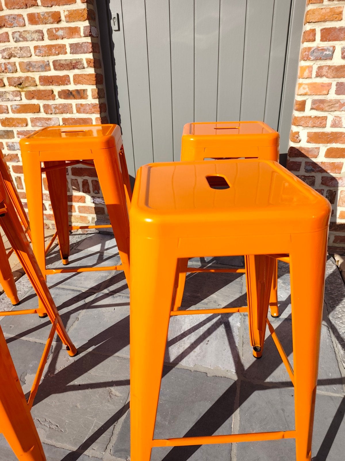 Barstoelen, Avec repose-pieds, Enlèvement, Utilisé, Métal